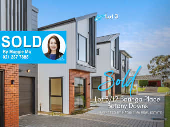 Lot 3/12 Baringa Place, Botany Downs, Auckland
